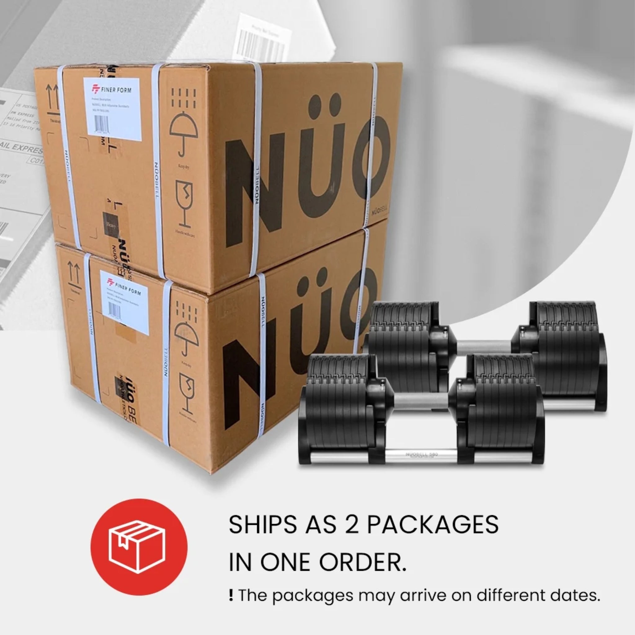 Nuobell Adjustable Dumbbells Pair 5–80 lb for Home Gym Strength Training, Twist Handle Weight Adjustment