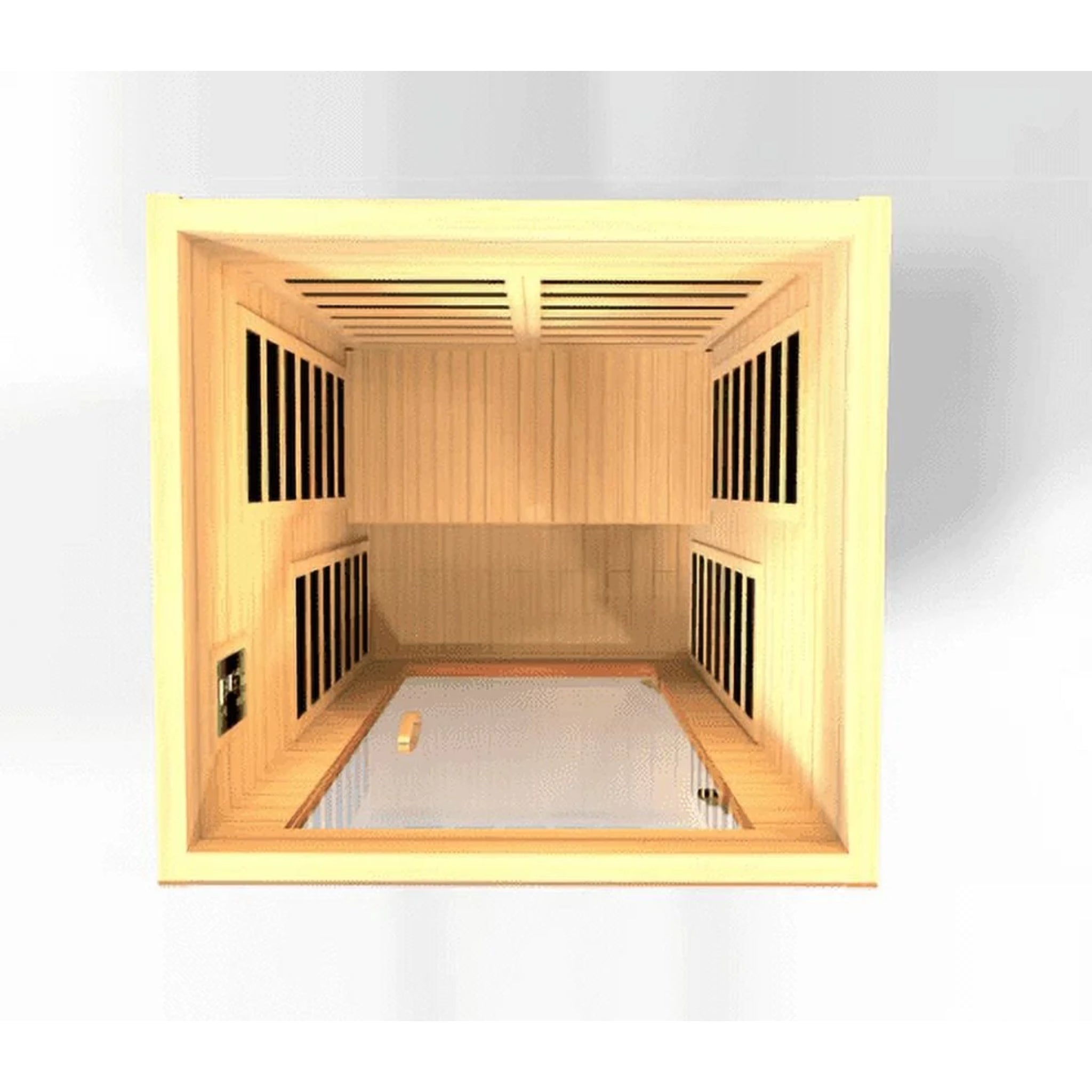 Dynamic Saunas Cordoba Elite 2-Person FAR Infrared Sauna with Canadian Hemlock Wood for Indoor Use