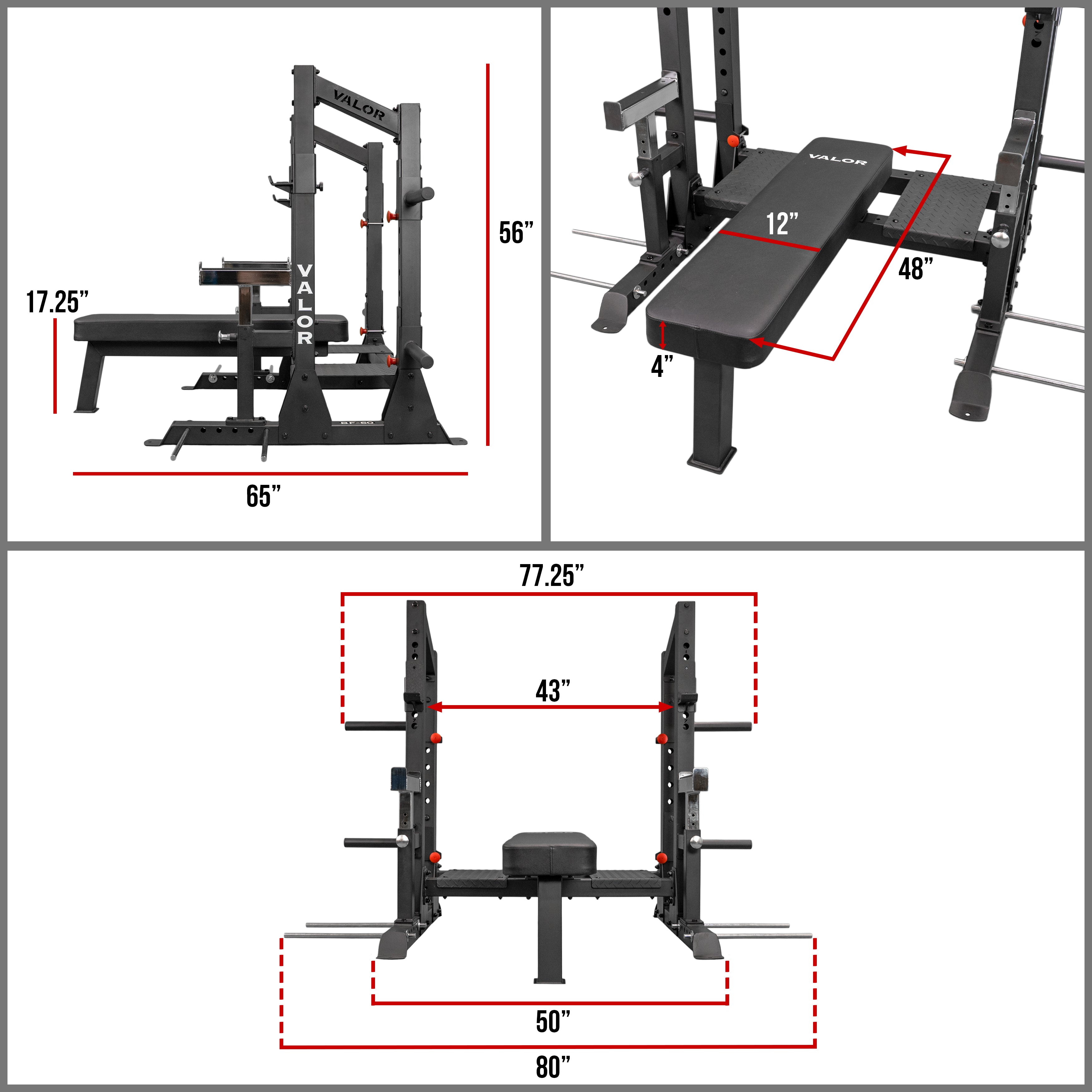 Competition Powerlifting Flat Bench