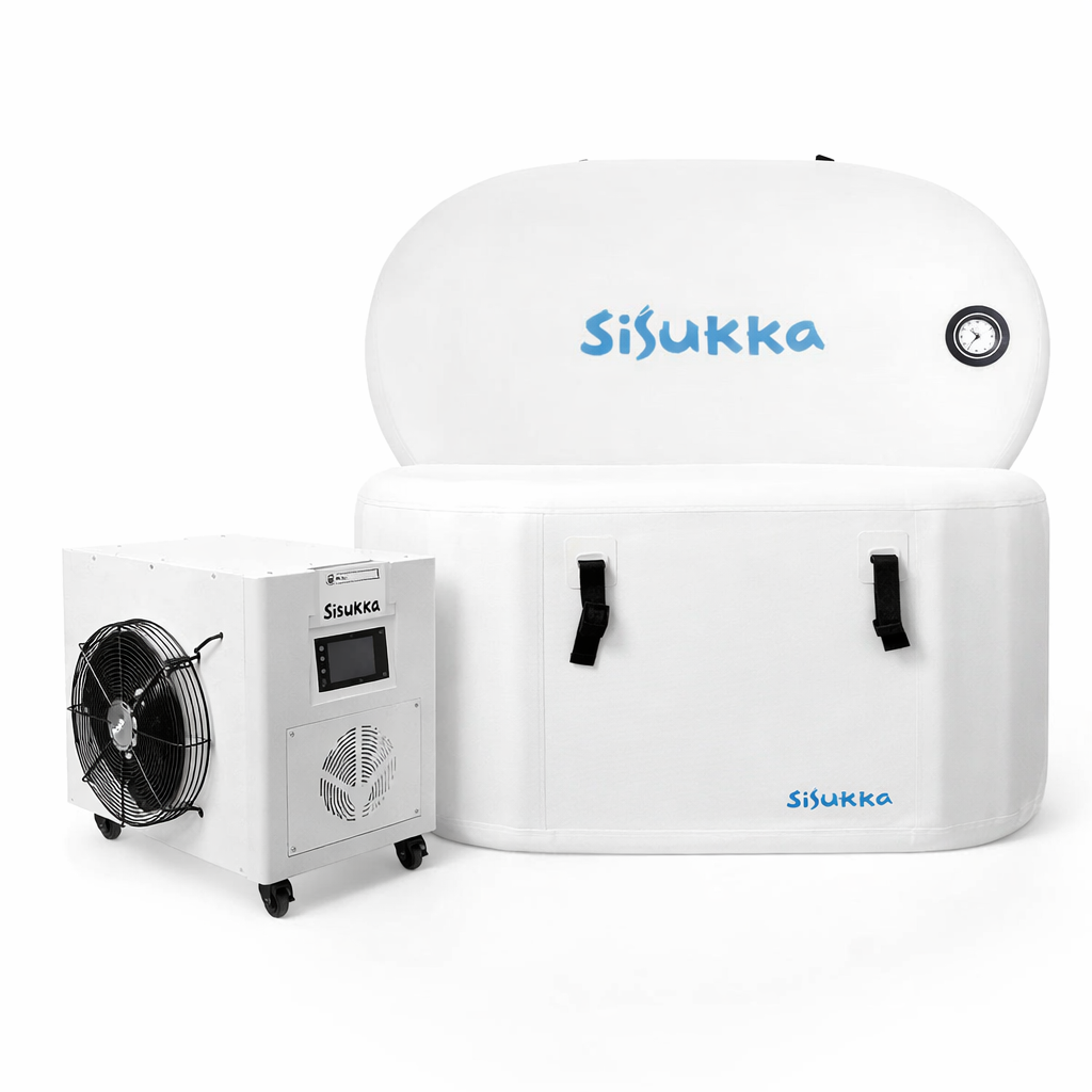 Sisukka Inflatable Cold Plunge Tub with Cooling Unit for Home and Outdoor Use