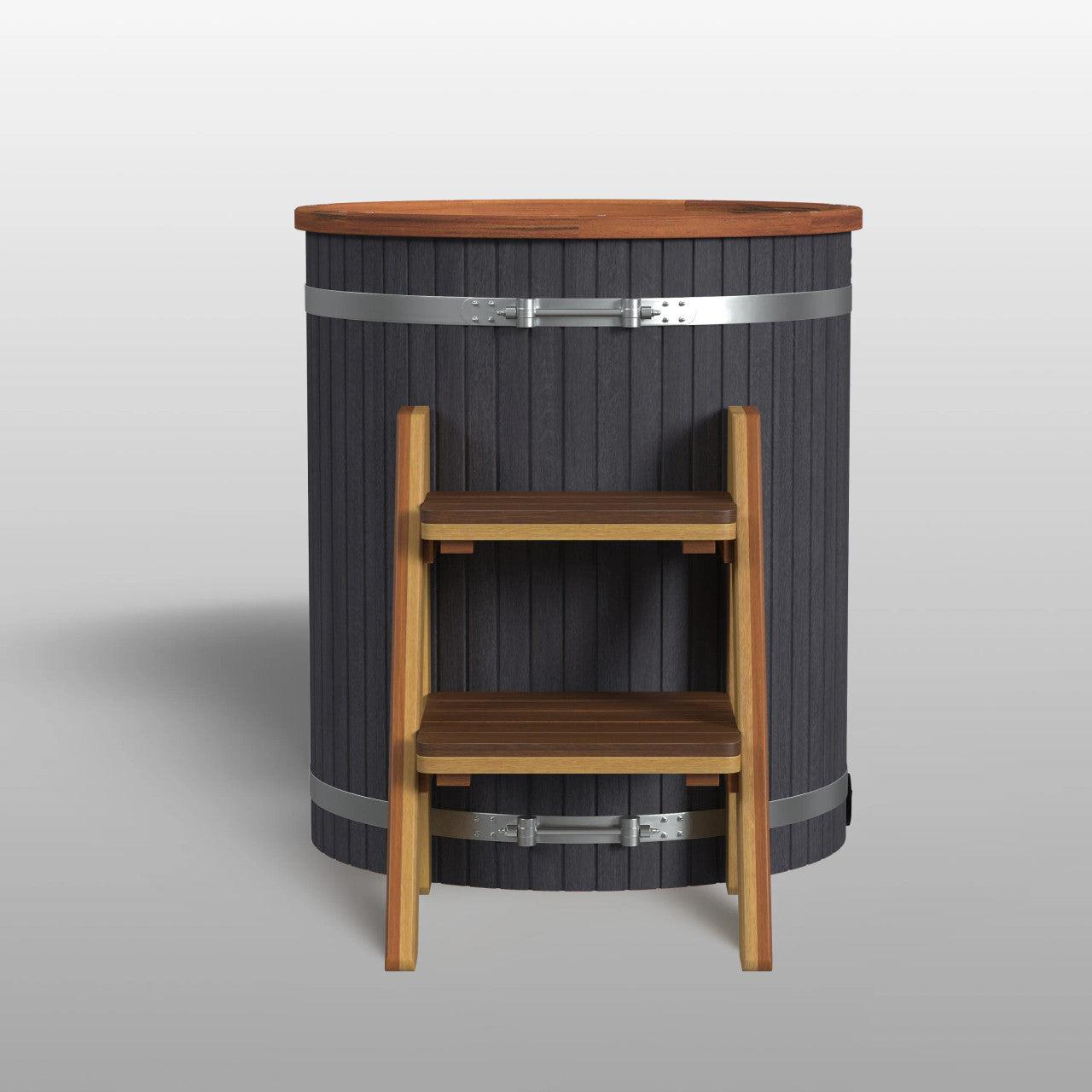 ALEKO Outdoor Wooden Ice Bath & Cold Plunge Tub