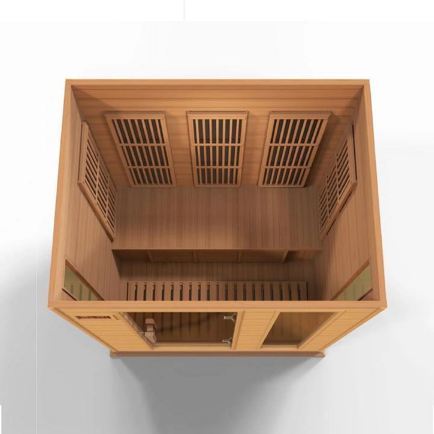 Sauna 3 per near Zero EMF FAR Infrared Carbon Canadian Hemlock Sauna;