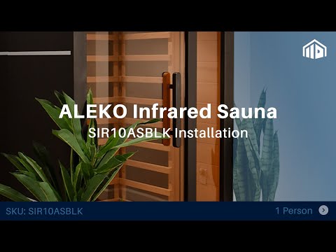 ALEKO Oasis 1-Person Hemlock Infrared Sauna