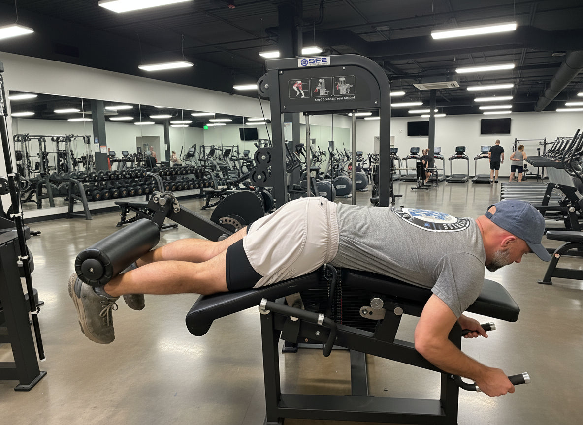 SFE Commercial Leg Extension & Prone Leg Curl Combo with 250lb Weight Stack