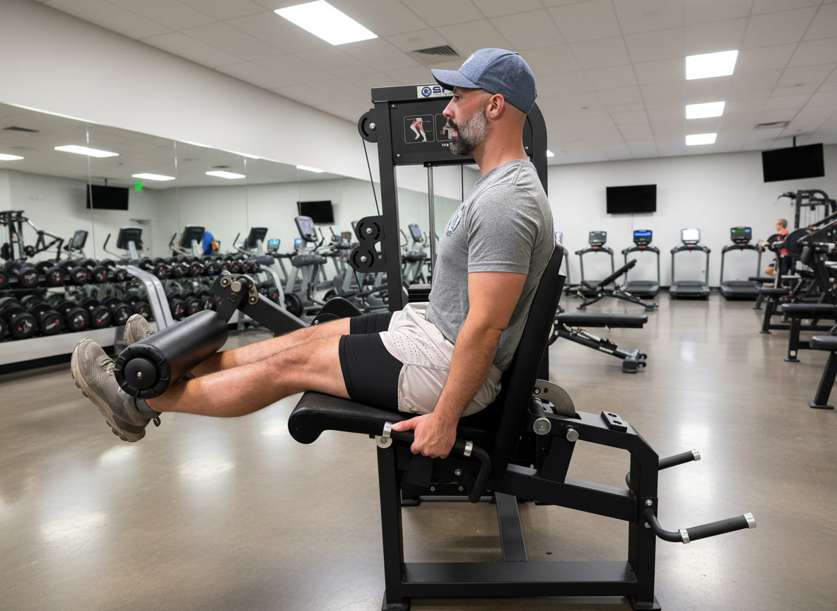 SFE Commercial Leg Extension & Prone Leg Curl Combo with 250lb Weight Stack