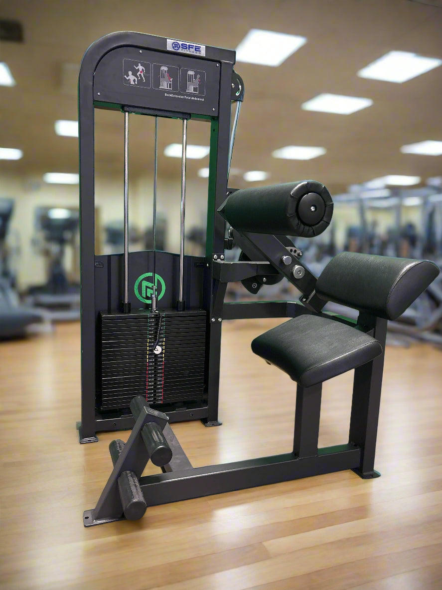 SFE Commercial Back / Abdominal Combo Machine with 250lb Weight Stack