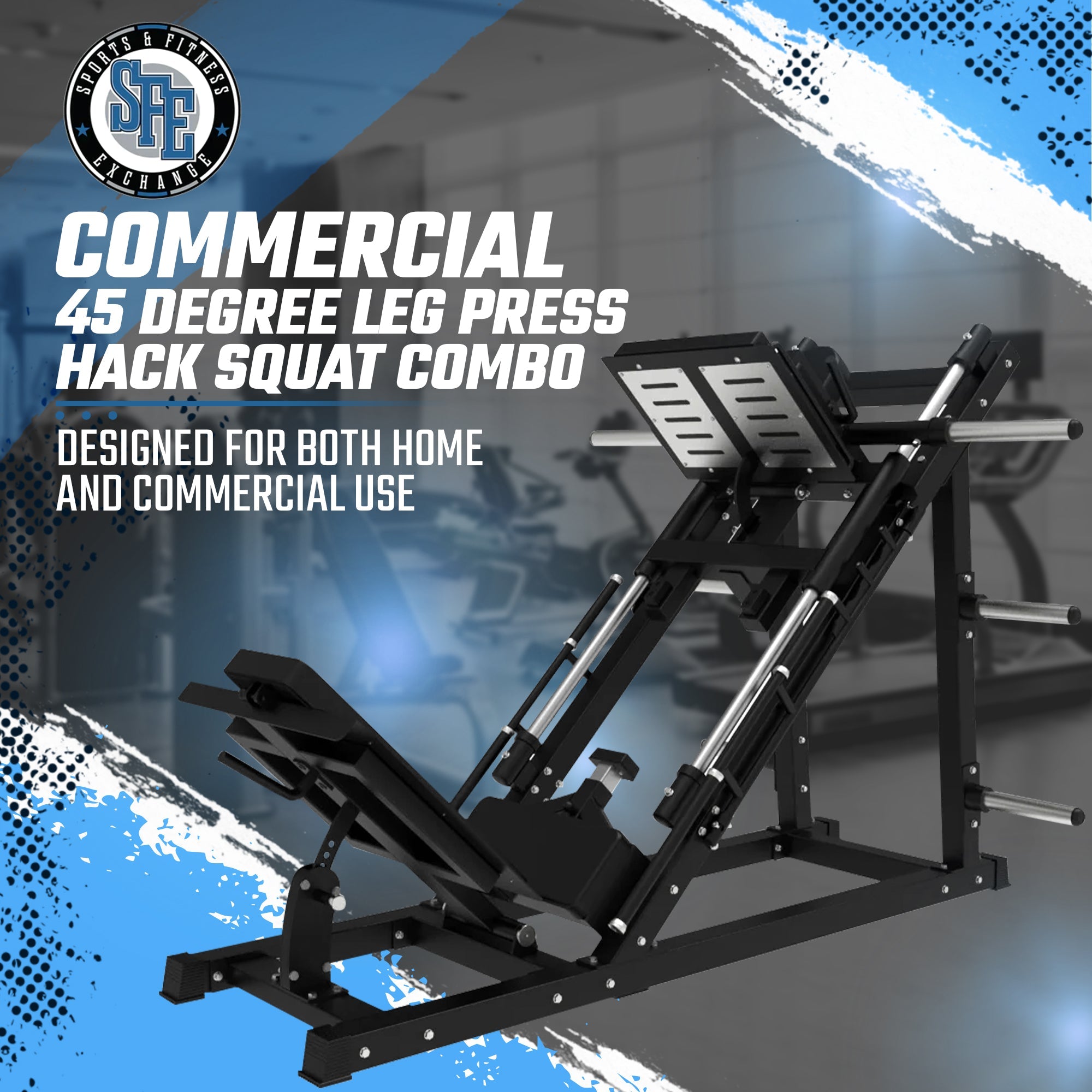 SFE Commercial 45-Degree Leg Press / Hack Squat Combo