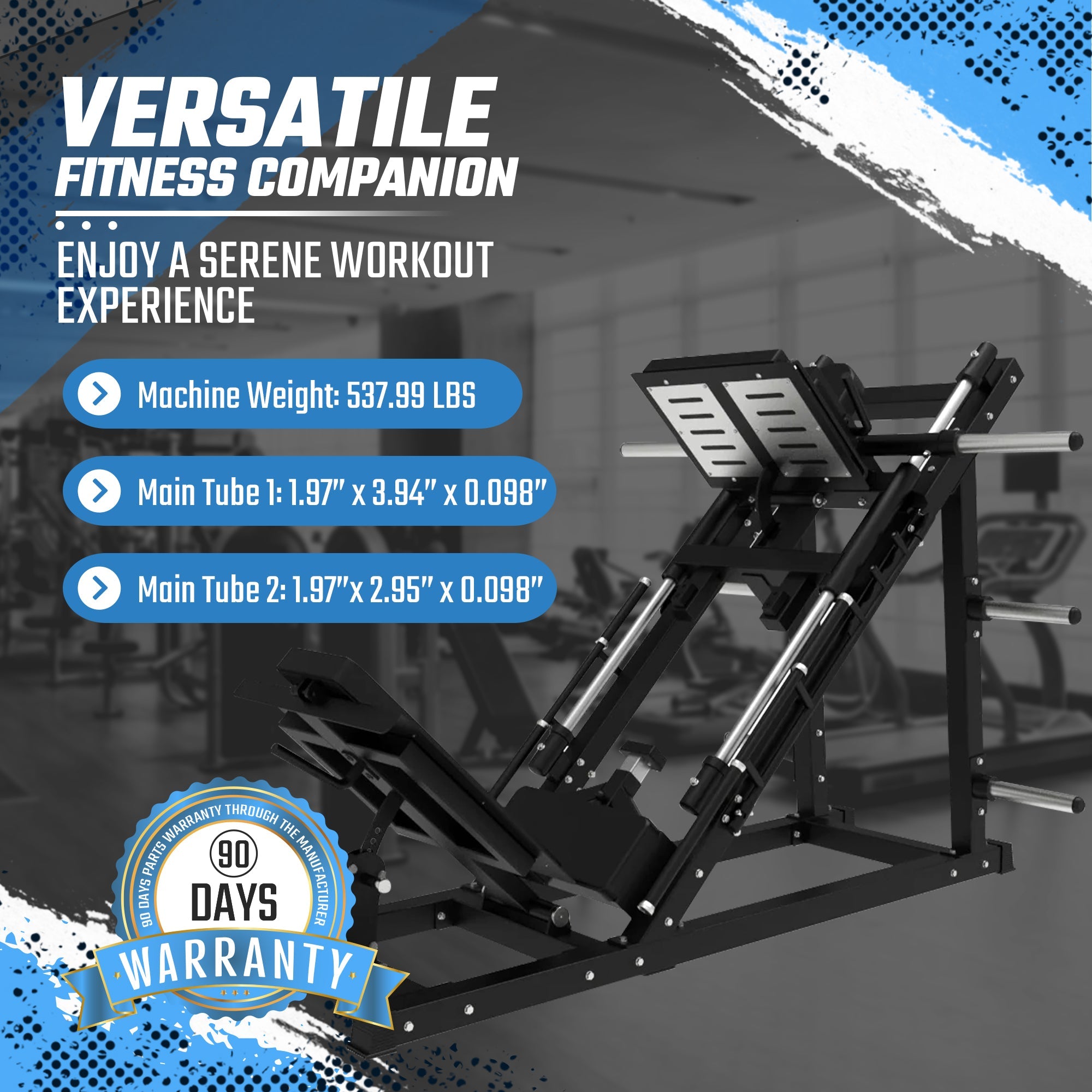 SFE Commercial 45-Degree Leg Press / Hack Squat Combo