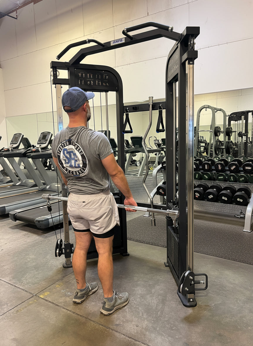SFE Commercial Functional Trainer with Dual 250lb Weight Stacks