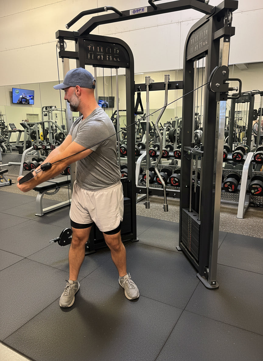 SFE Commercial Functional Trainer with Dual 250lb Weight Stacks