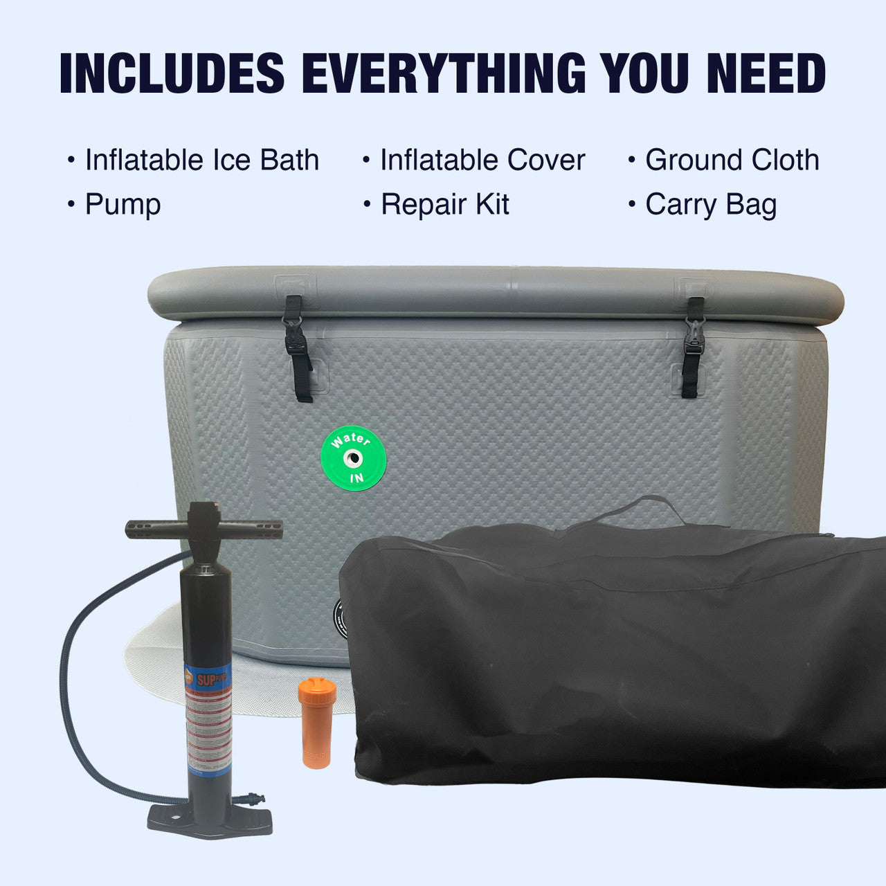 ALEKO Arctica Portable Inflatable Cold Plunge Tub