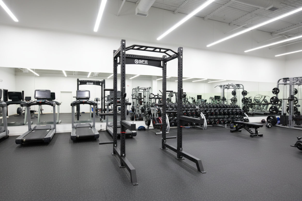 SFE Commercial Full Power Rack with Weight Storage