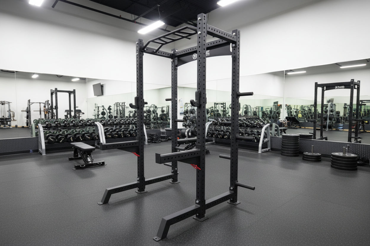 SFE Commercial Full Power Rack with Weight Storage