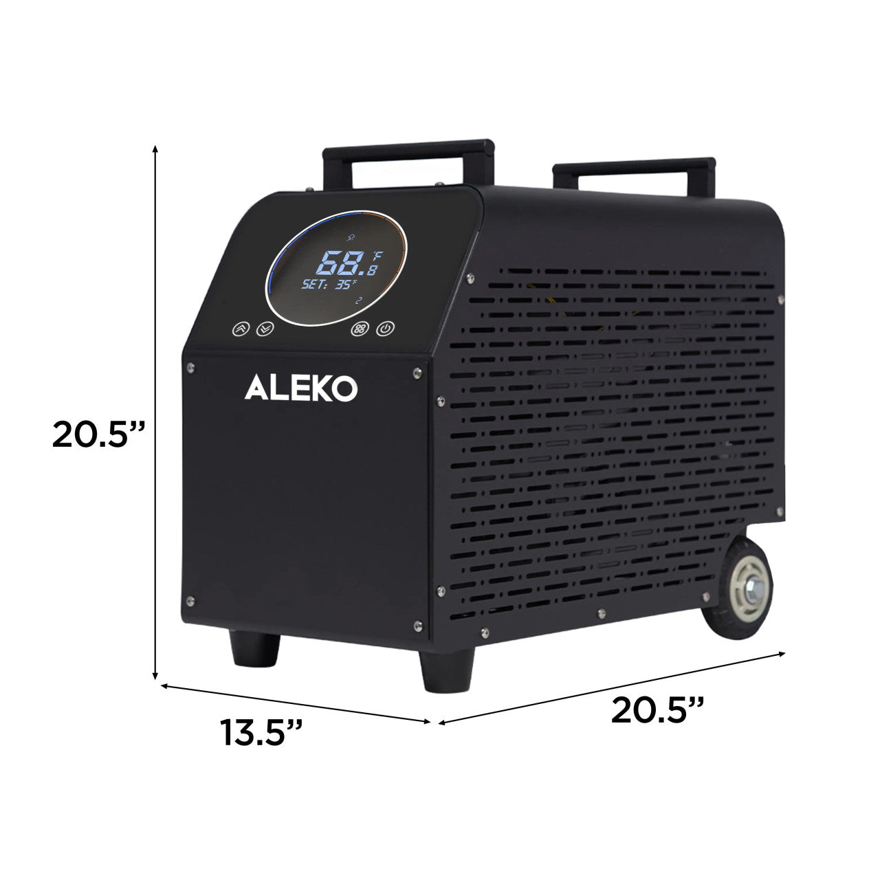 ALEKO Lumina Vertical Cold Plunge & 1 HP Chiller/Heater Kit