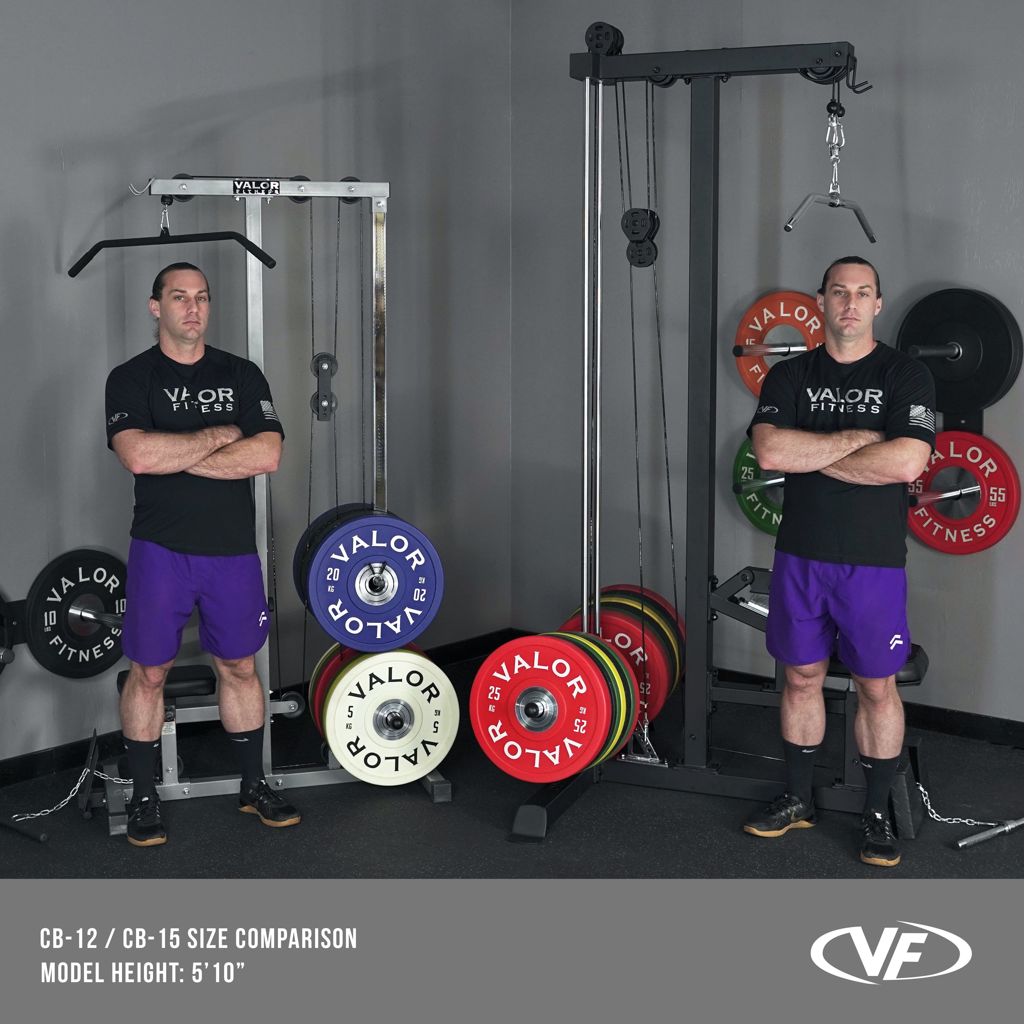 Heavy Duty Commercial Lat Pull Machine w/ Row Feature