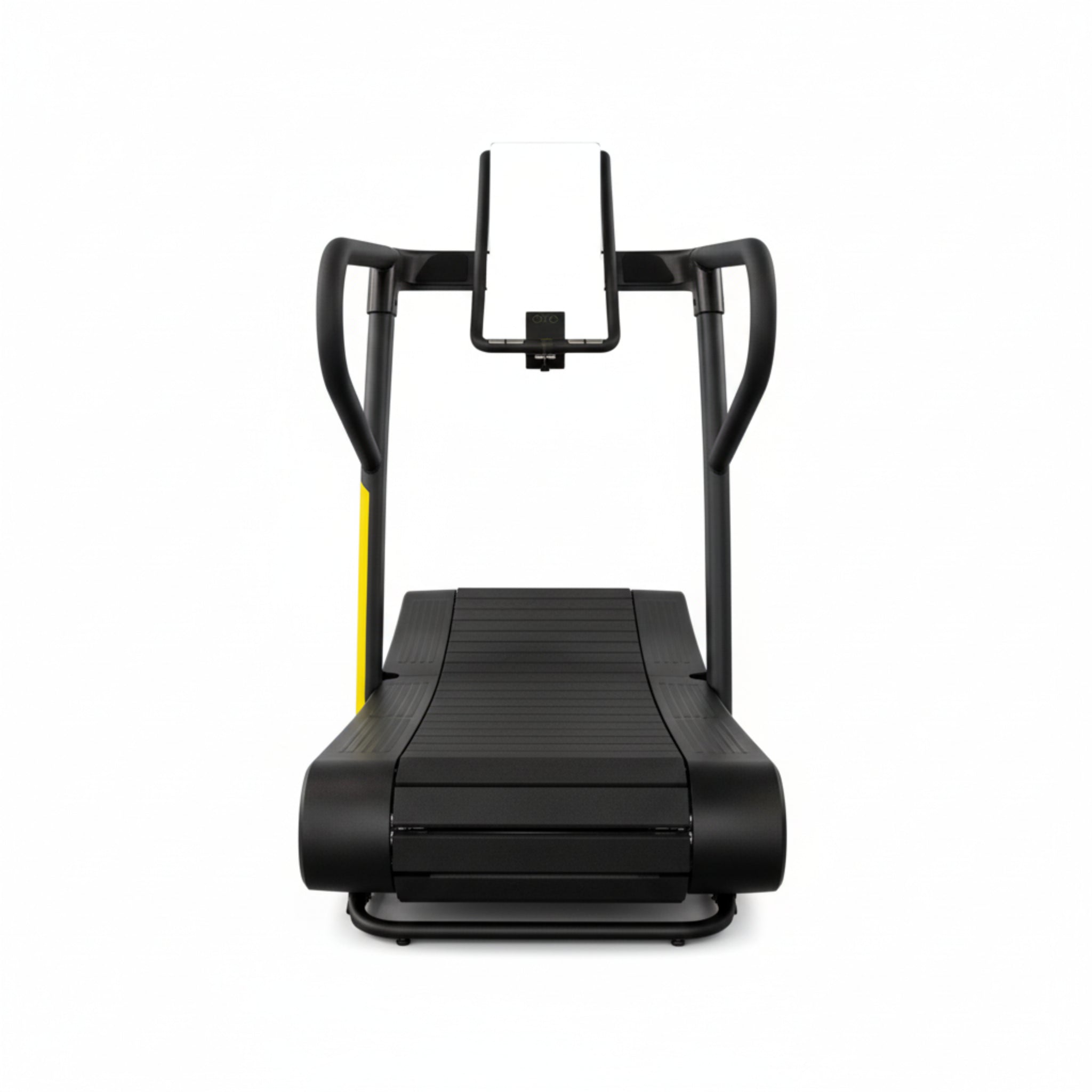 IN10CT Manual Curved Exercise Treadmill with 10 Magnetic Resistance Levels, 400 lb Capacity, Black and Yellow